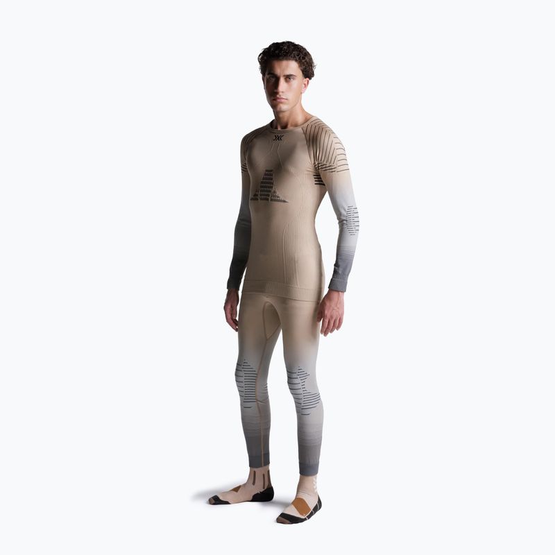 Bluză termică pentru bărbați X-Bionic Invent Fx Shirt sand/light grey/grey 2