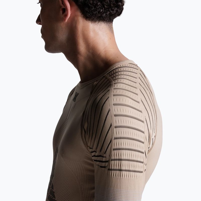 Bluză termică pentru bărbați X-Bionic Invent Fx Shirt sand/light grey/grey 6