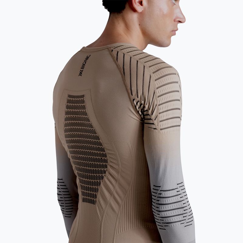 Bluză termică pentru bărbați X-Bionic Invent Fx Shirt sand/light grey/grey 7