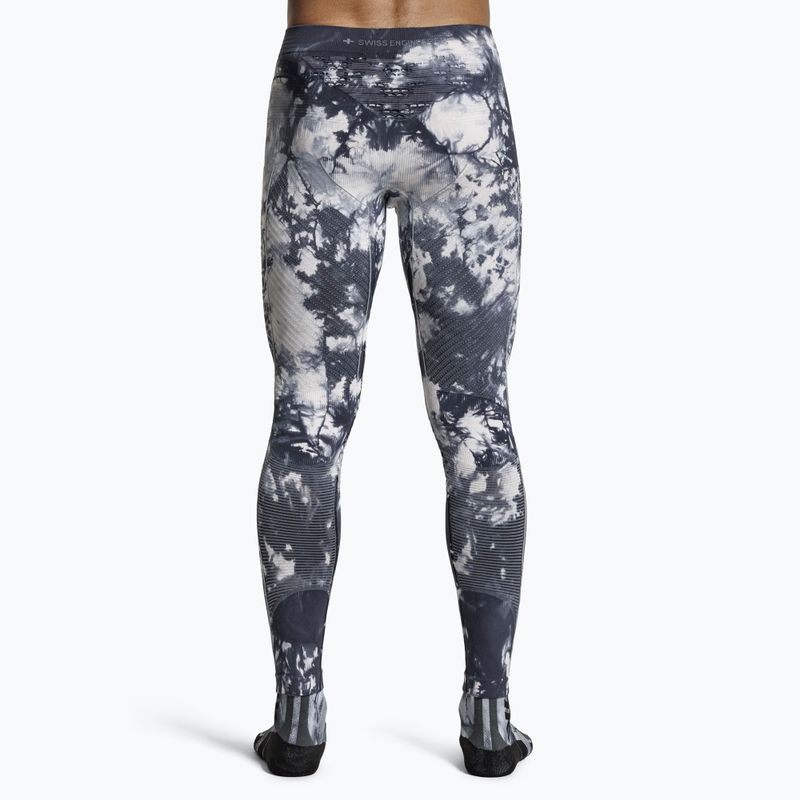 Pantaloni termoactivi X-Bionic Energy Accumulator Wild tiedye x black/fluo pink 2
