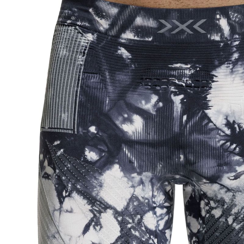 Pantaloni termoactivi X-Bionic Energy Accumulator Wild tiedye x black/fluo pink 3