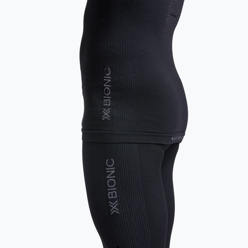 Longsleeve termoactiv pentru bărbați X-Bionic Mightywool x black 6