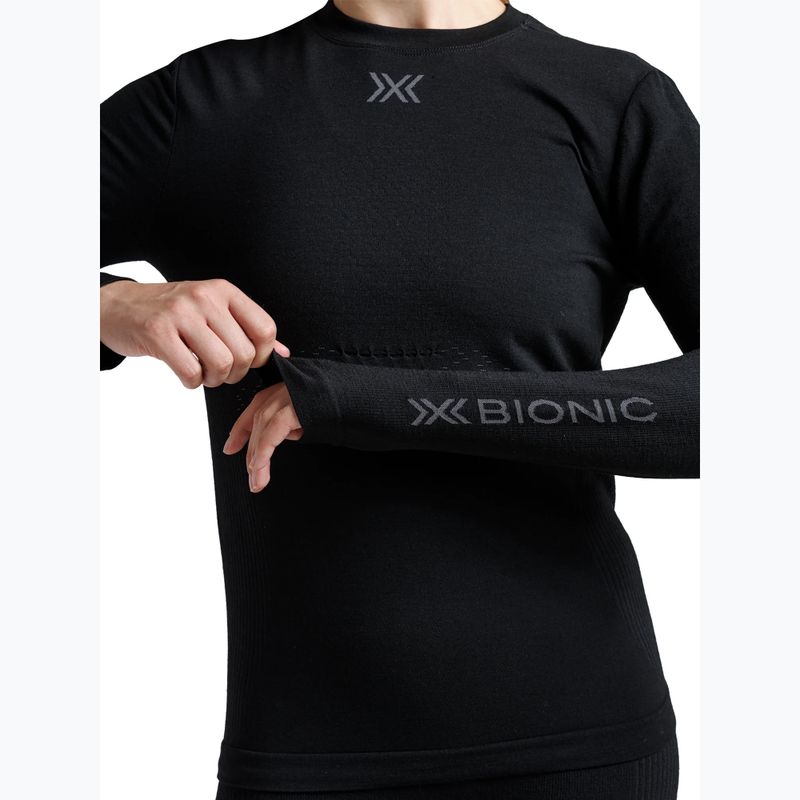 Longsleeve termoactiv pentru bărbați  X-Bionic Mightywool x black 9