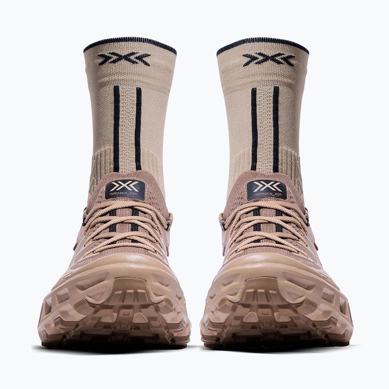 Încălțăminte de alergare + șosete X-Bionic Terraskin X01 sand/dark Sand 3