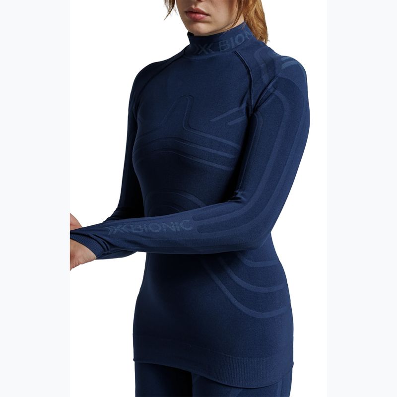 Longsleeve termoactiv pentru femei X-Bionic Heatloop marine 5