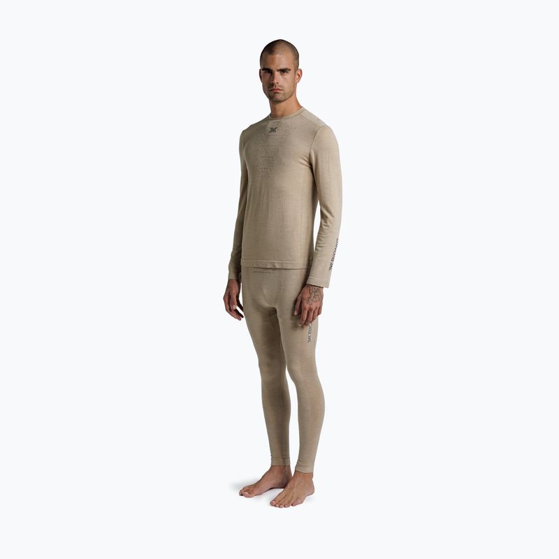 Longsleeve termoactiv pentru bărbați X-Bionic Mightywool sand 2