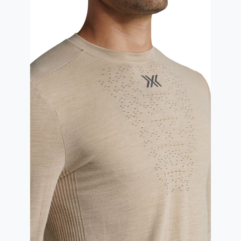 Longsleeve termoactiv pentru bărbați X-Bionic Mightywool sand 7