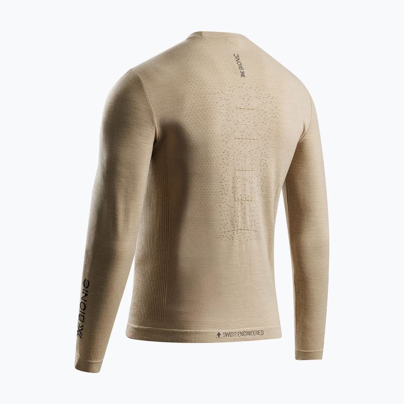 Longsleeve termoactiv pentru bărbați X-Bionic Mightywool sand 14