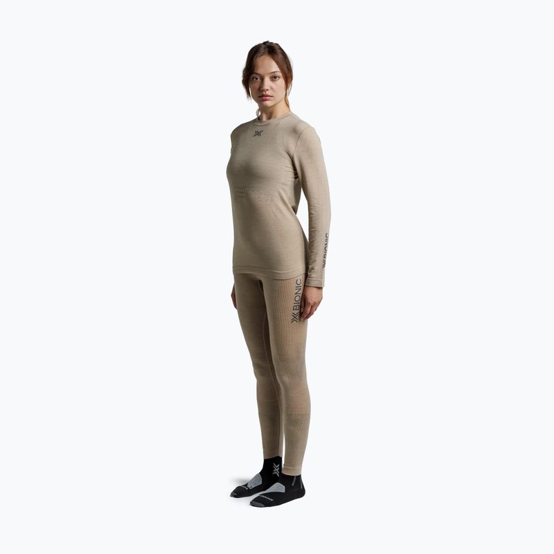 Bluză termică damă X-Bionic Mightywool sand 2