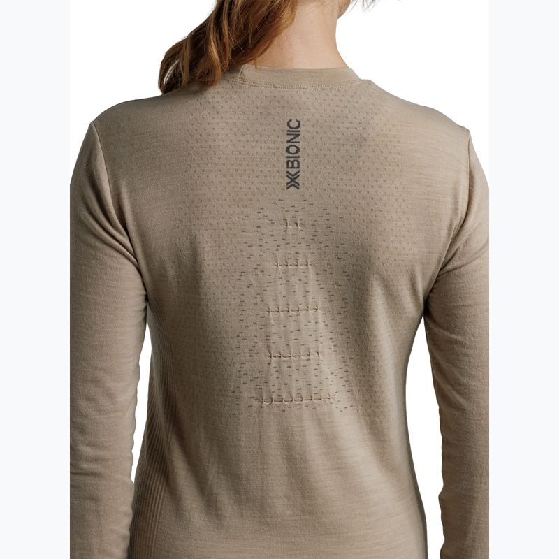 Longsleeve termoactiv pentru femei  X-Bionic Mightywool sand 8