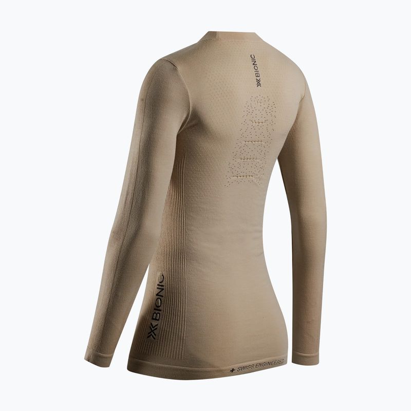 Longsleeve termoactiv pentru femei  X-Bionic Mightywool sand 13