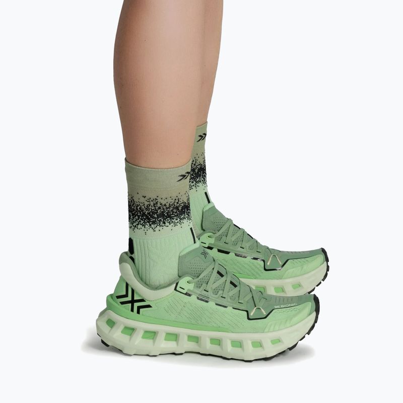Buty do biegania + skarpety X-Bionic Terraskin X03 digital lime/x black 8
