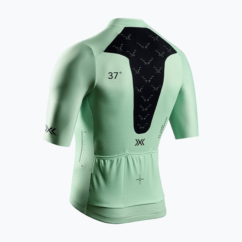 Tricou de ciclism pentru bărbați X-Bionic Corefusion Ride Jersey digital lime 2