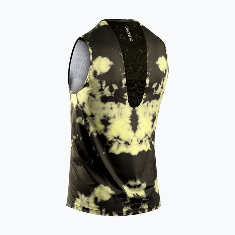 Tricou de alergare X-Bionic Corefusion Run Tank tie dye electric energy 2