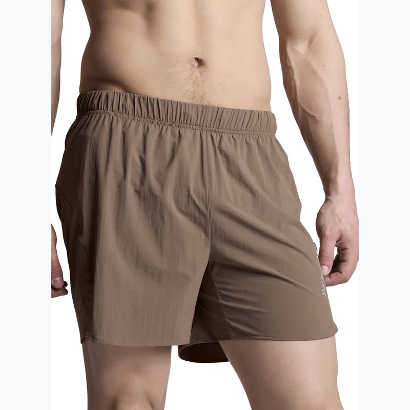 Pantaloni scurți de alergare pentru bărbați X-Bionic Corefusion Run Discover dark sand 4