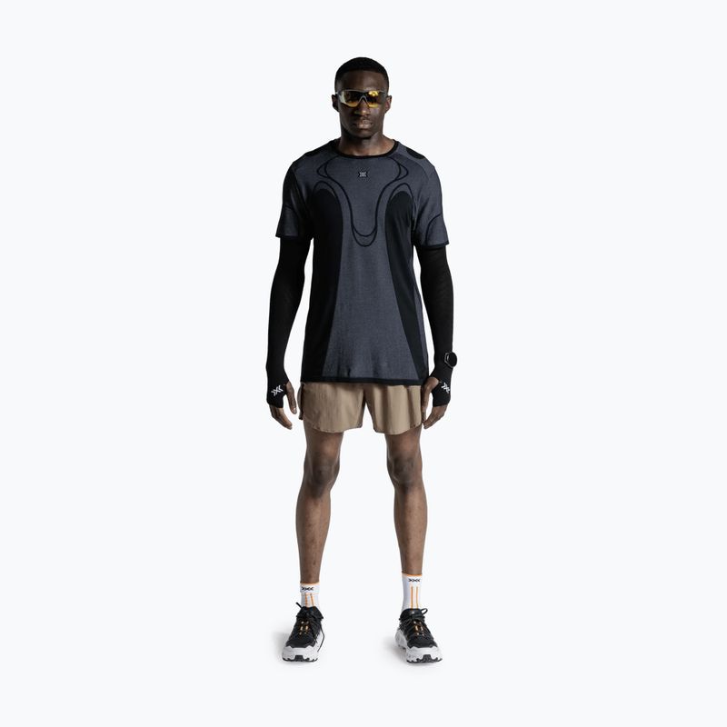 Pantaloni scurți de alergare pentru bărbați X-Bionic Corefusion Run Perform dark sand 2
