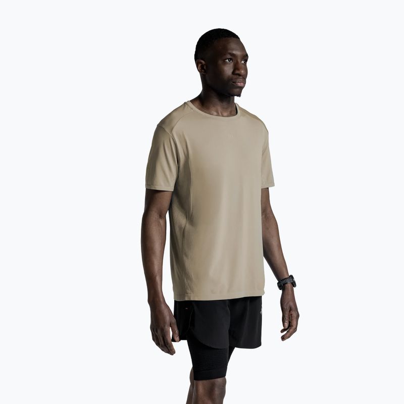 Tricou de alergare pentru bărbați X-Bionic Xceed Run Discover sand