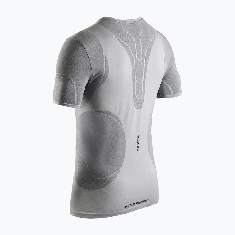 Tricou de alergare pentru bărbați X-Bionic Xceed Run Perform x white/x black 12