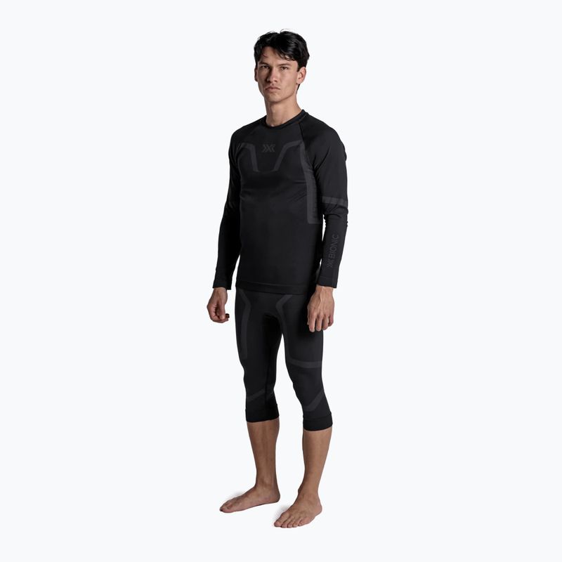 Bluză termoactivă pentru bărbați X-Bionic X-Ential Baselayer LS x black 2
