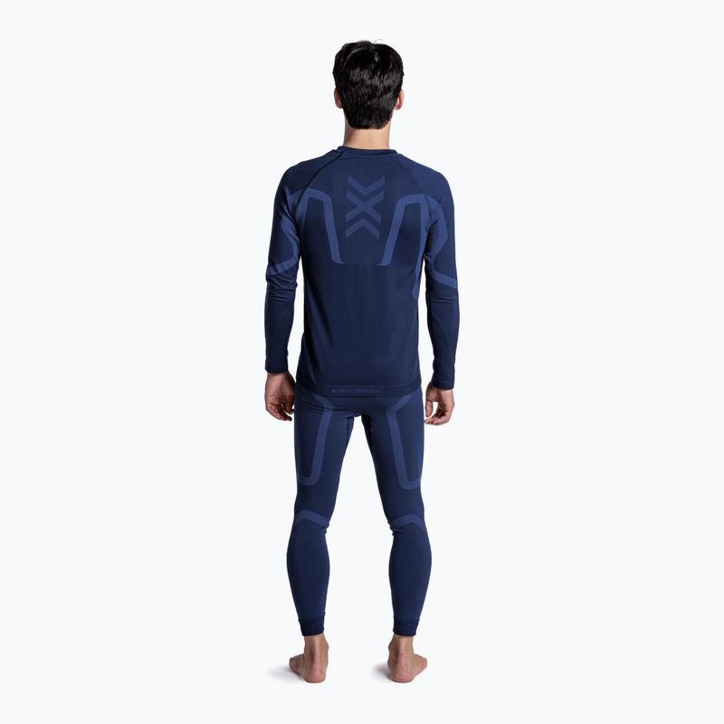 Bluză termoactivă pentru bărbați X-Bionic X-Ential Baselayer LS marine 4