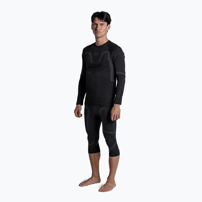 Colanți termoactivi pentru bărbați X-Bionic X-Ential 3/4 x black 2