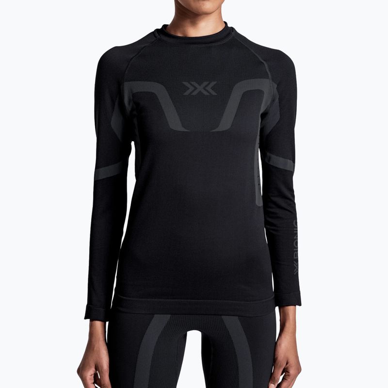 Bluză termoactivă pentru femei X-Bionic X-Ential Baselayer LS x black 3