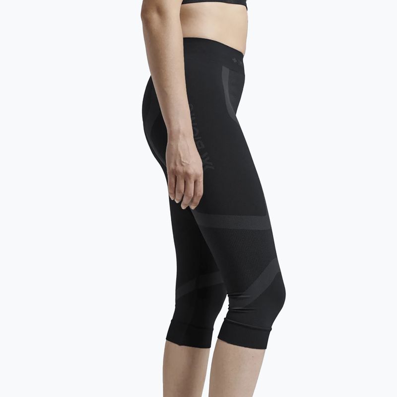 Pantaloni termoactivi pentru femei X-Bionic X-Ential 3/4 x black 6