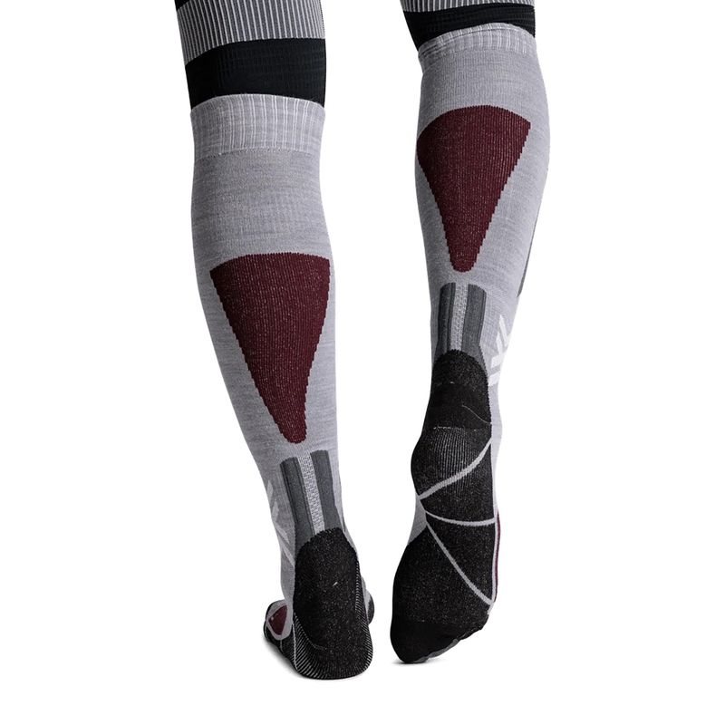 Șosete de schi X-Socks Ski Discover Merino Otc silver grey 3