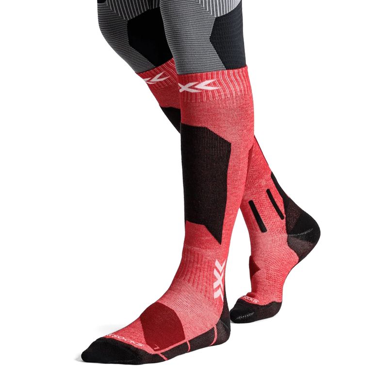 Șosete de schi X-Socks Ski Discover Otc hot red 4