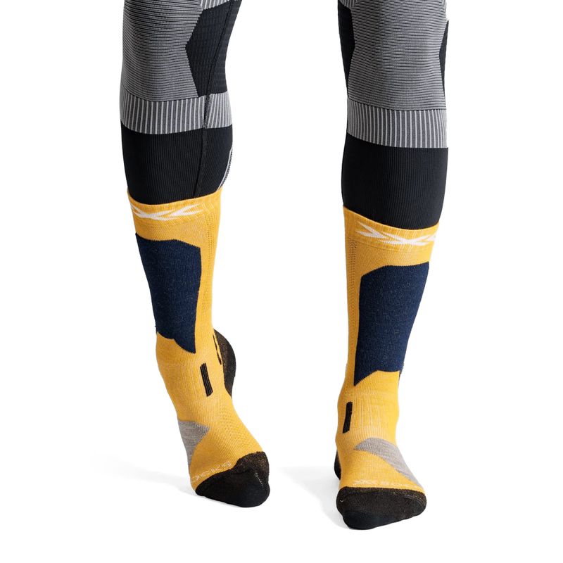 Șosete de schi pentru copii X-Socks Ski Discover Otc yellow 2