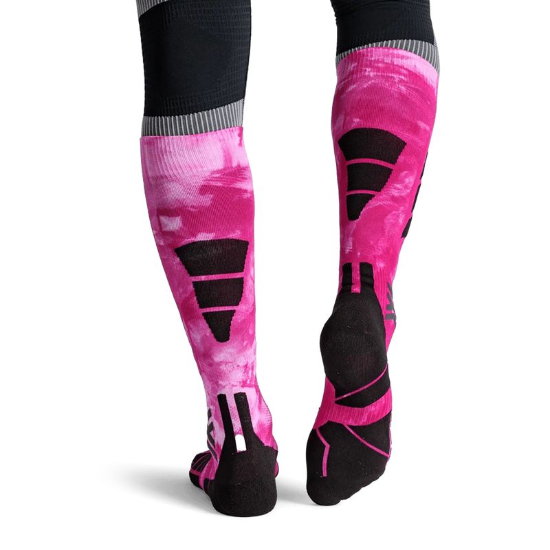 Șosete de schi X-Socks Ski Expert Wild Otc x black/fluo pink 3