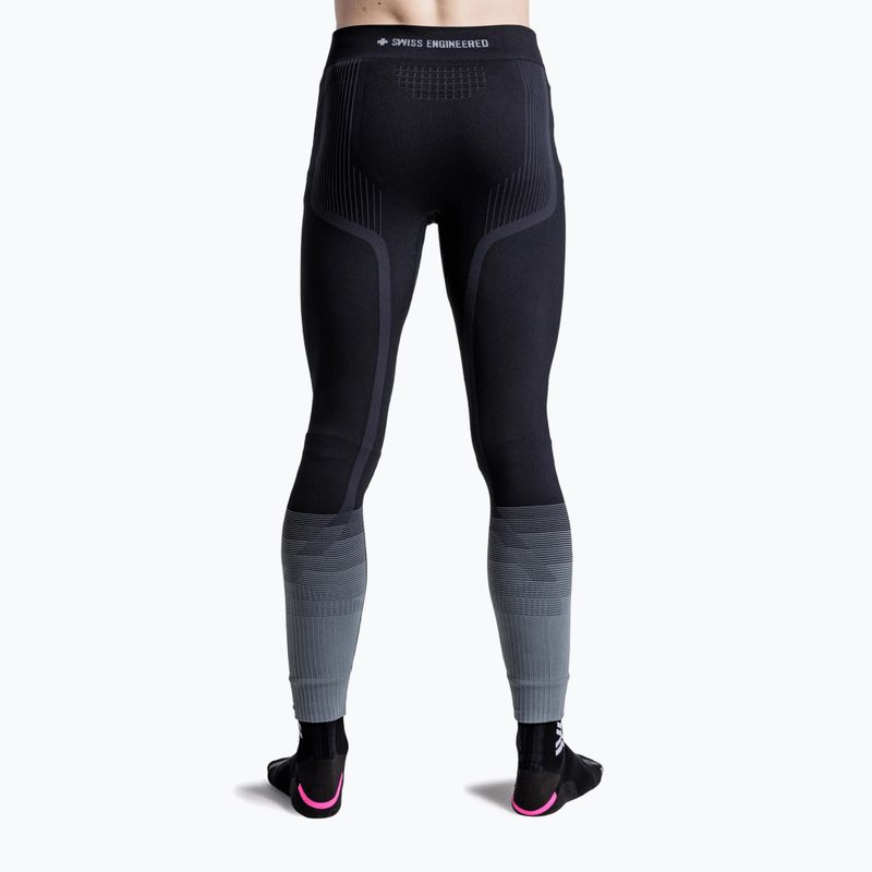 Colanți termoactivi pentru bărbați X-Bionic Invent Graphics x black/dark grey 2