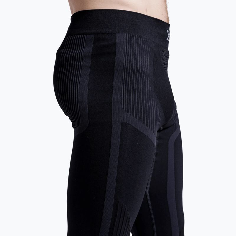 Colanți termoactivi pentru bărbați X-Bionic Invent Graphics x black/dark grey 4