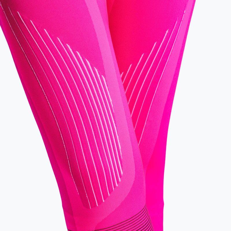 Pantaloni termoactivi pentru femei X-Bionic Invent Graphics fluo pink/x white 7