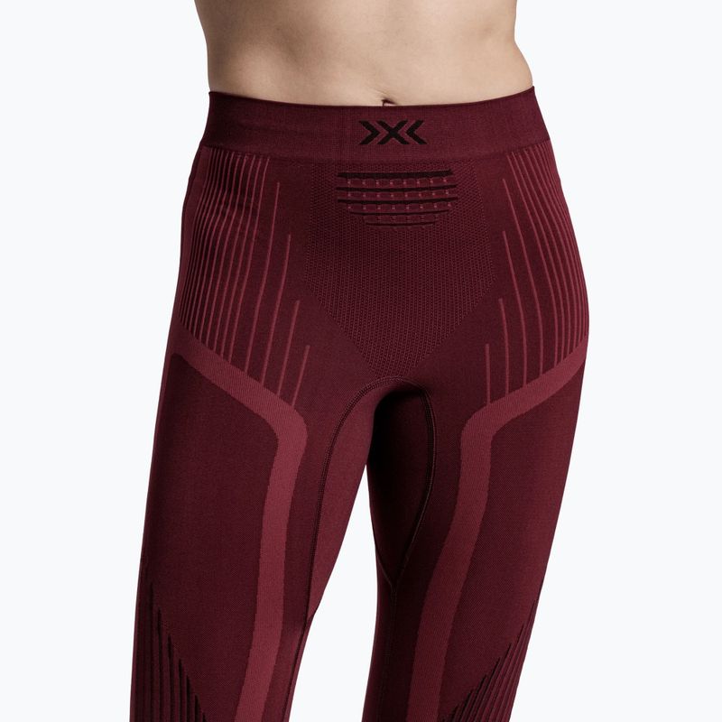 Pantaloni termoactivi pentru femei X-Bionic Invent Graphics oxide red/x black 5