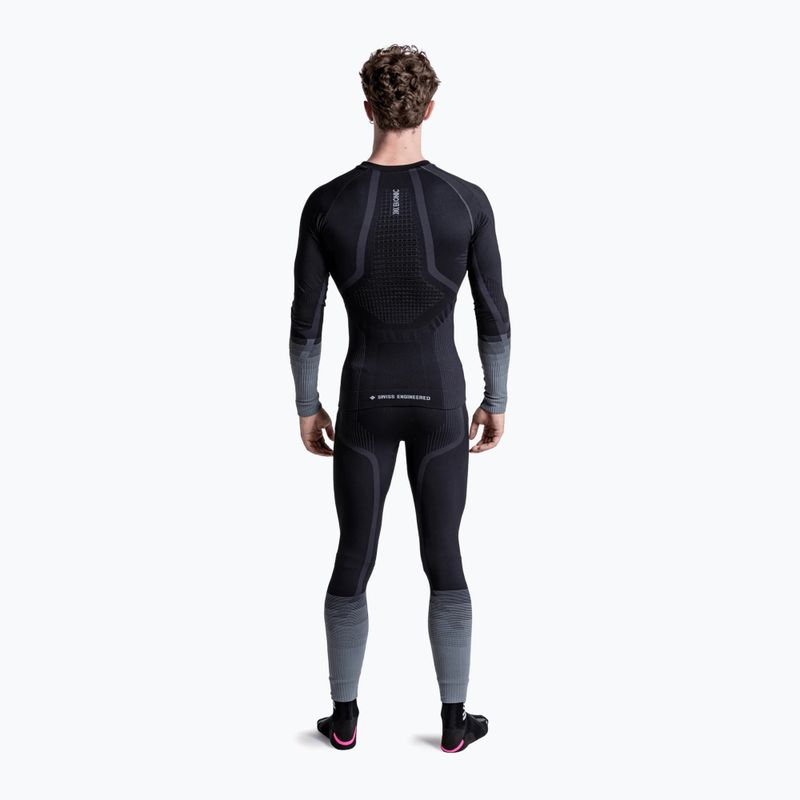 Bluză termoactivă pentru bărbați X-Bionic Invent Graphics LS x black/dark grey 4