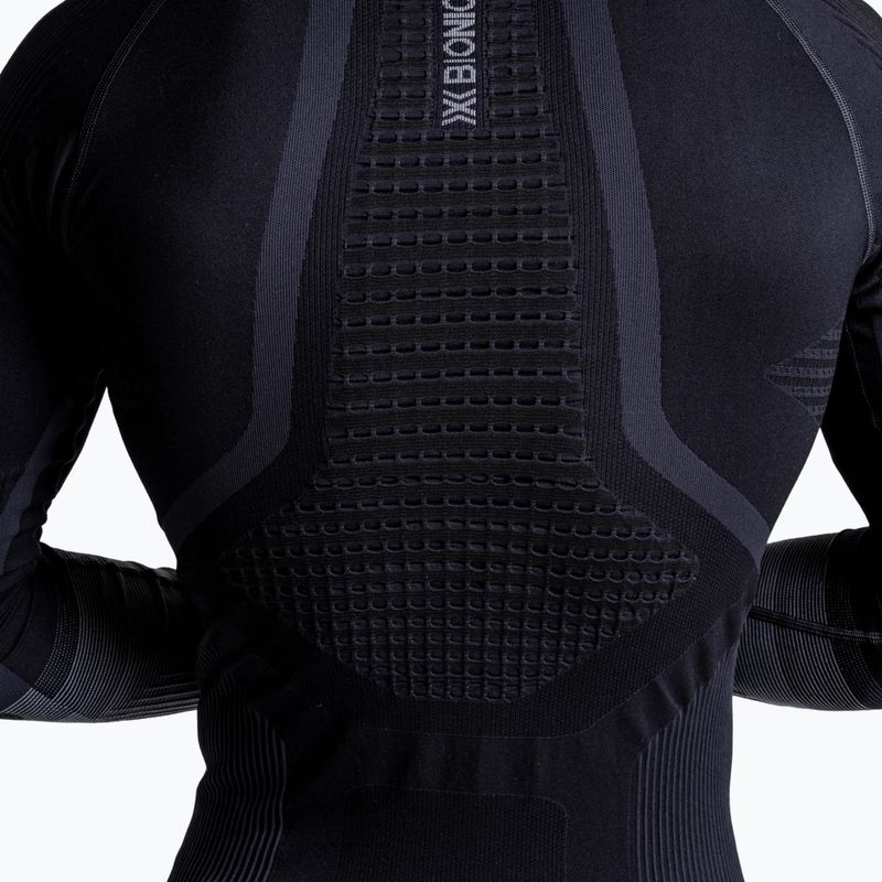 Bluză termoactivă pentru bărbați X-Bionic Invent Graphics LS x black/dark grey 7