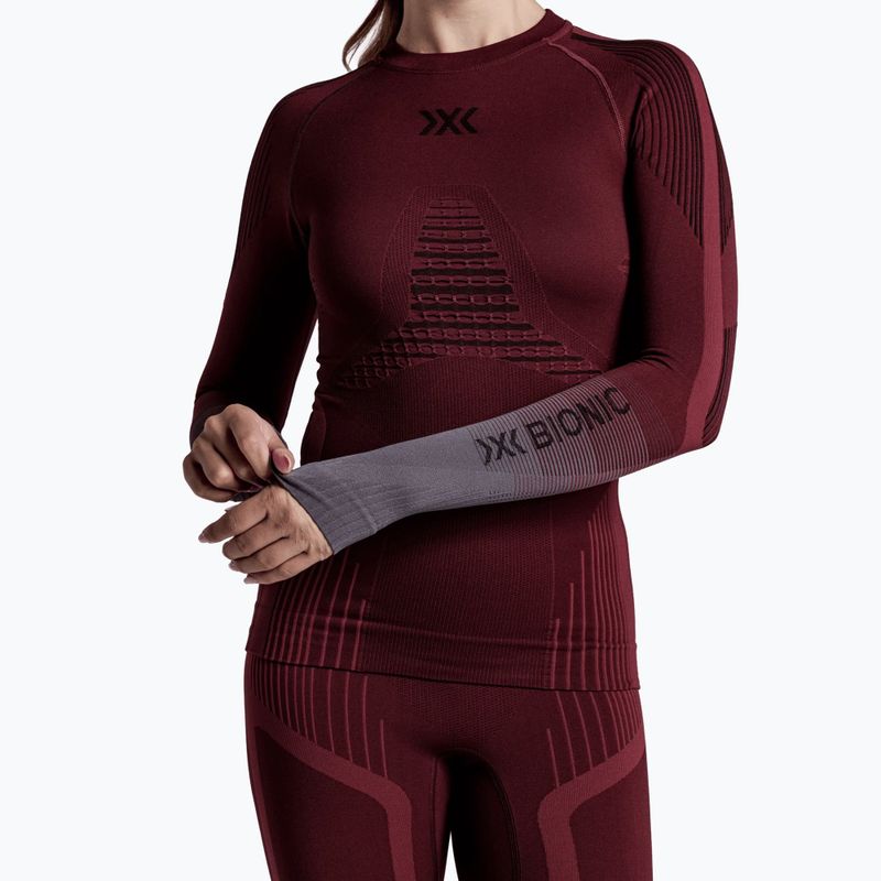 Bluză termoactivă pentru femei X-Bionic Invent Graphics LS oxide red/x black 6