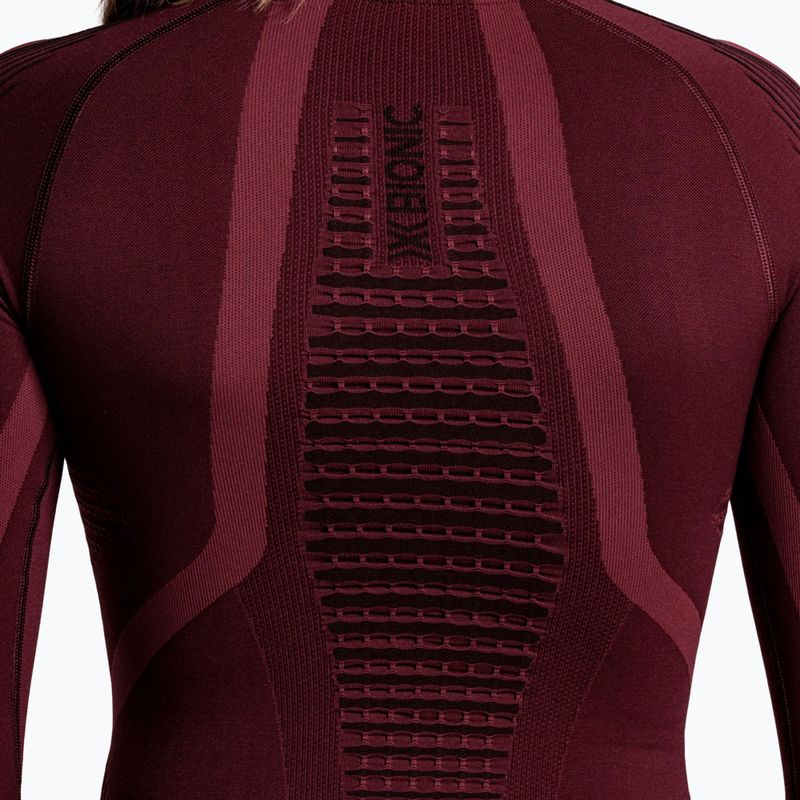 Bluză termoactivă pentru femei X-Bionic Invent Graphics LS oxide red/x black 8