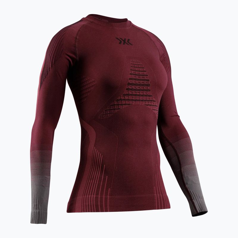 Bluză termoactivă pentru femei X-Bionic Invent Graphics LS oxide red/x black 10