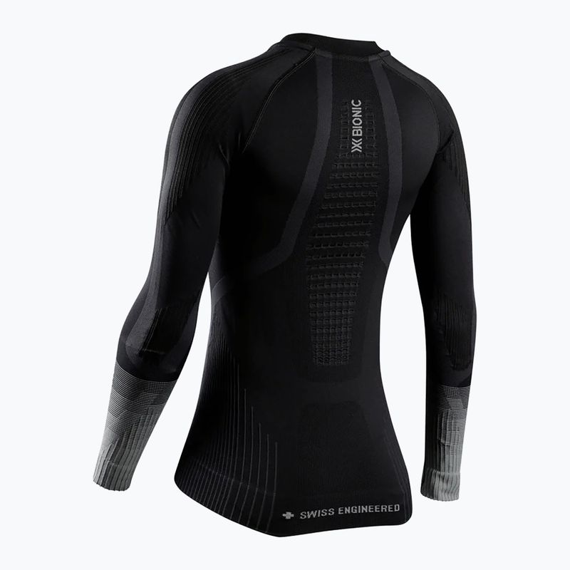 Bluză termoactivă pentru femei X-Bionic Invent Graphics LS x black/dark grey 2
