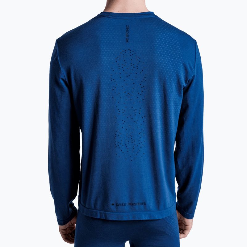 Bluză termoactivă pentru bărbați X-Bionic Mightywool Light Shirt neo navy 3