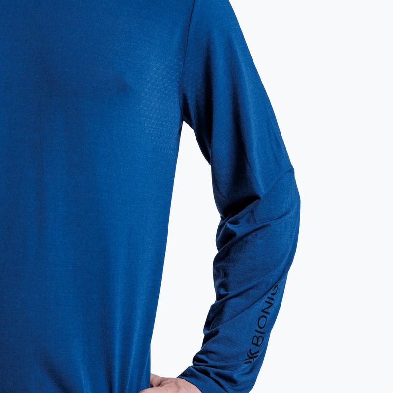 Bluză termoactivă pentru bărbați X-Bionic Mightywool Light Shirt neo navy 8