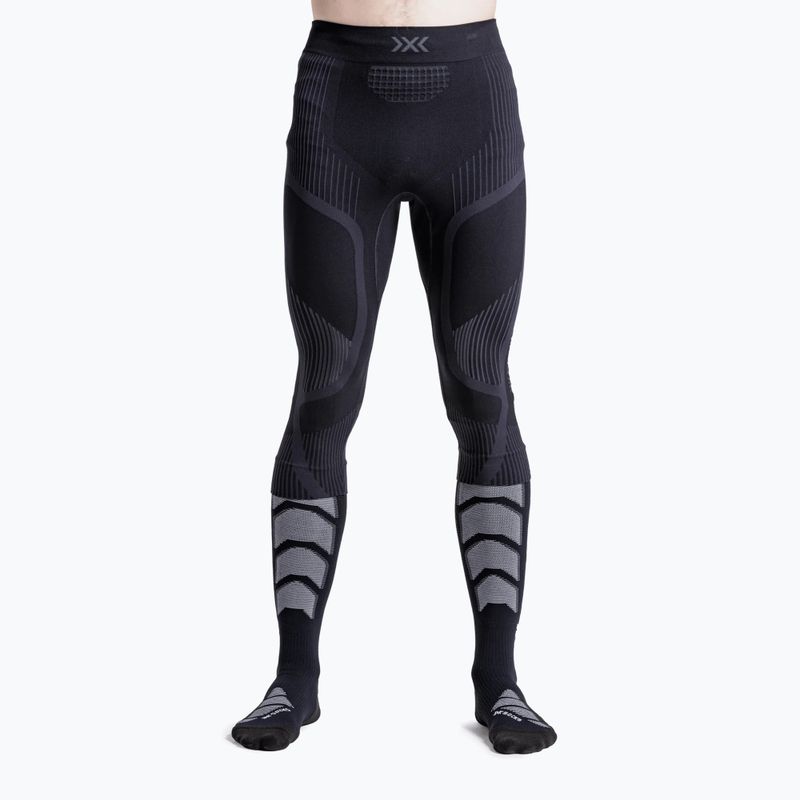 Colanți termoactivi pentru bărbați X-Bionic Invent 3/4 x black