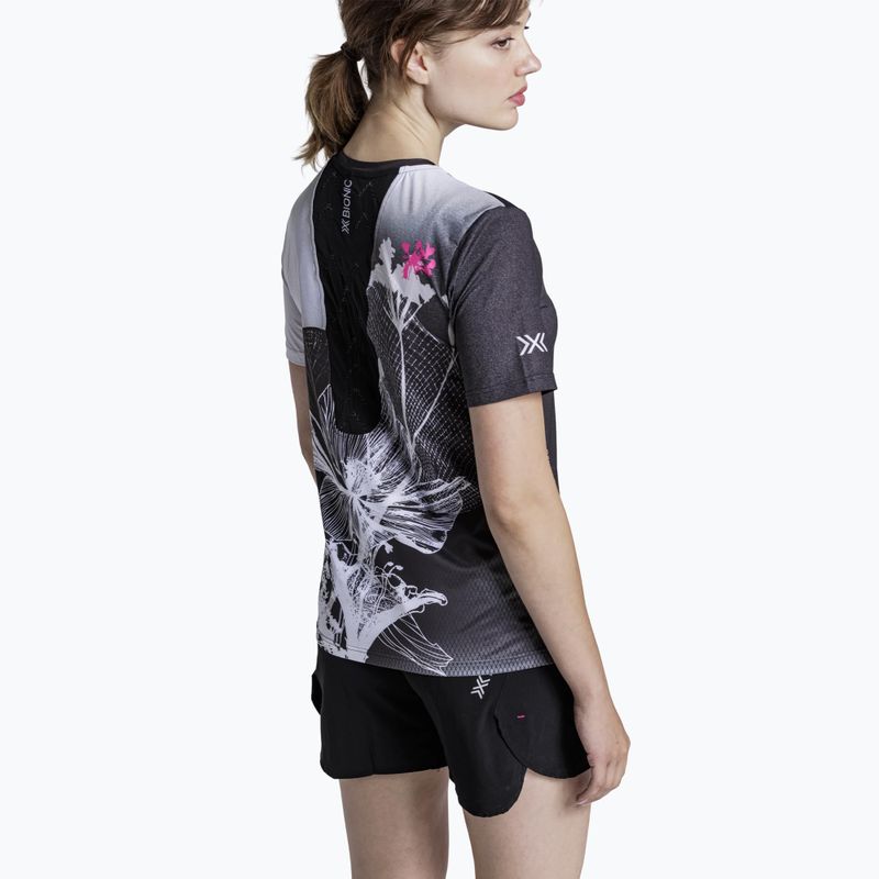 Tricou de alergare pentru femei X-Bionic Corefusion Run Shirt yinyang/x black/x white 5