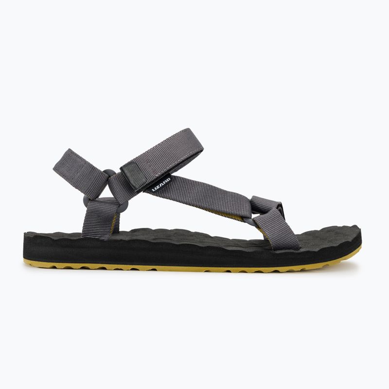 Sandale pentru bărbați Lizard Trail plain dark grey 2