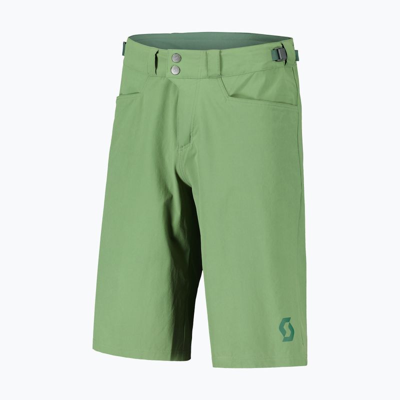 Pantaloni scurți de ciclism pentru bărbați  SCOTT Trail Flow frost green