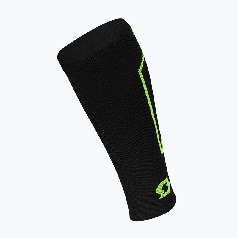 Benzi compresive SCOTT RC Compression Calf black/safety yellow 2