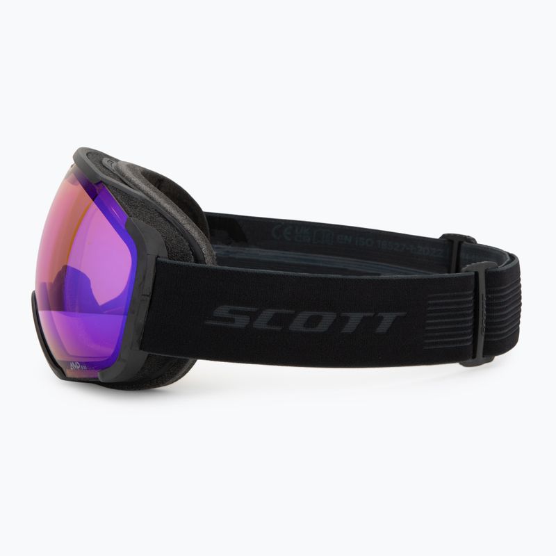 Ochelari de schi SCOTT Faze II mineral black/amp iluminator blue chrome 4