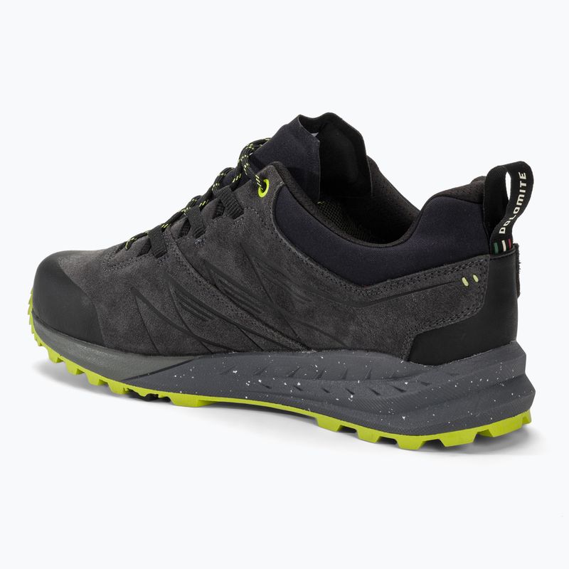 Încălțăminte de turism pentru bărbați Dolomite Croda Nera GTX grey/lime green 3